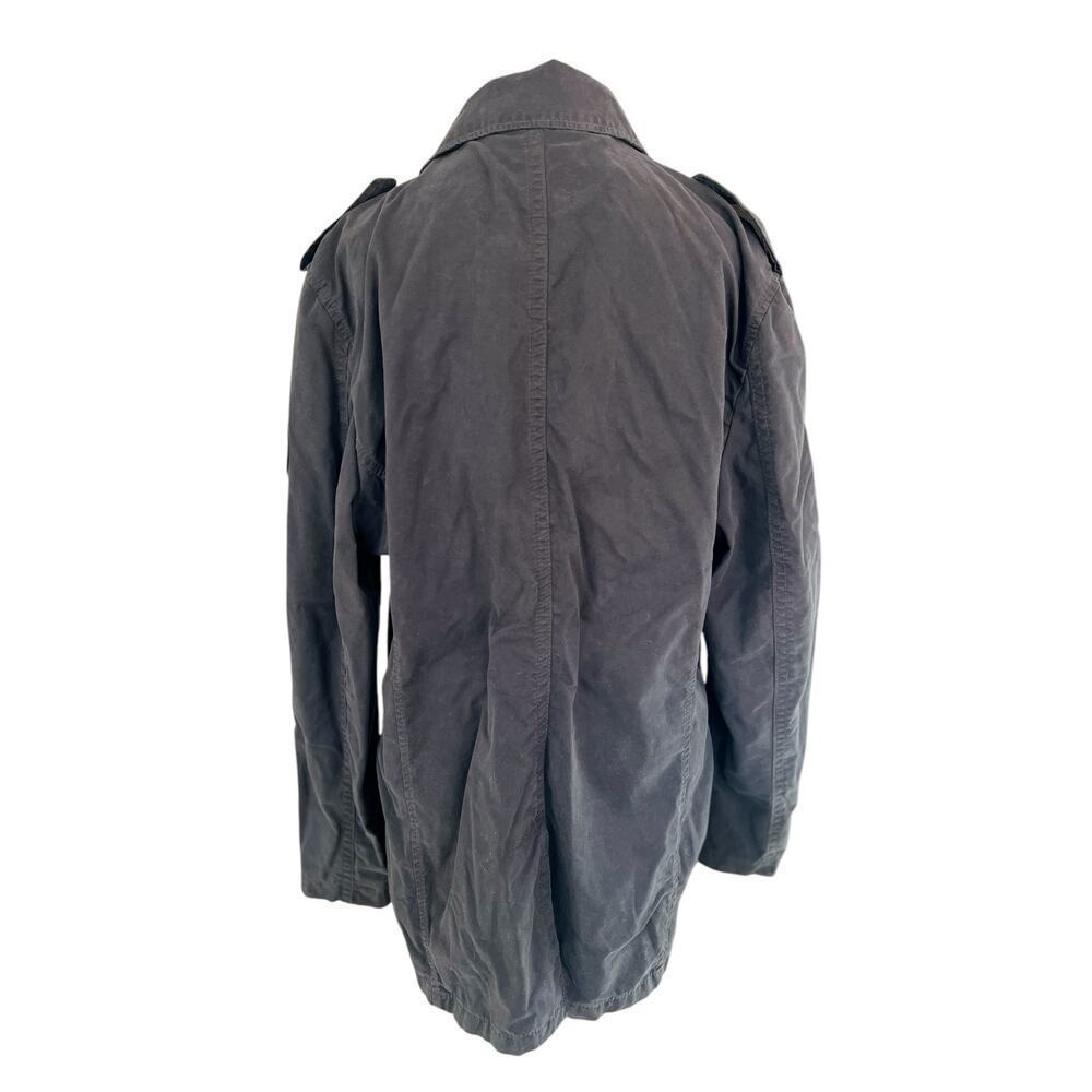 NWT $148 Express utility military style jacket, cotton, metal buttons, size L - Picture 8 of 13